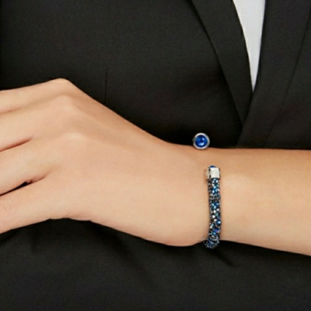 swarovski pwp crystal dust blue